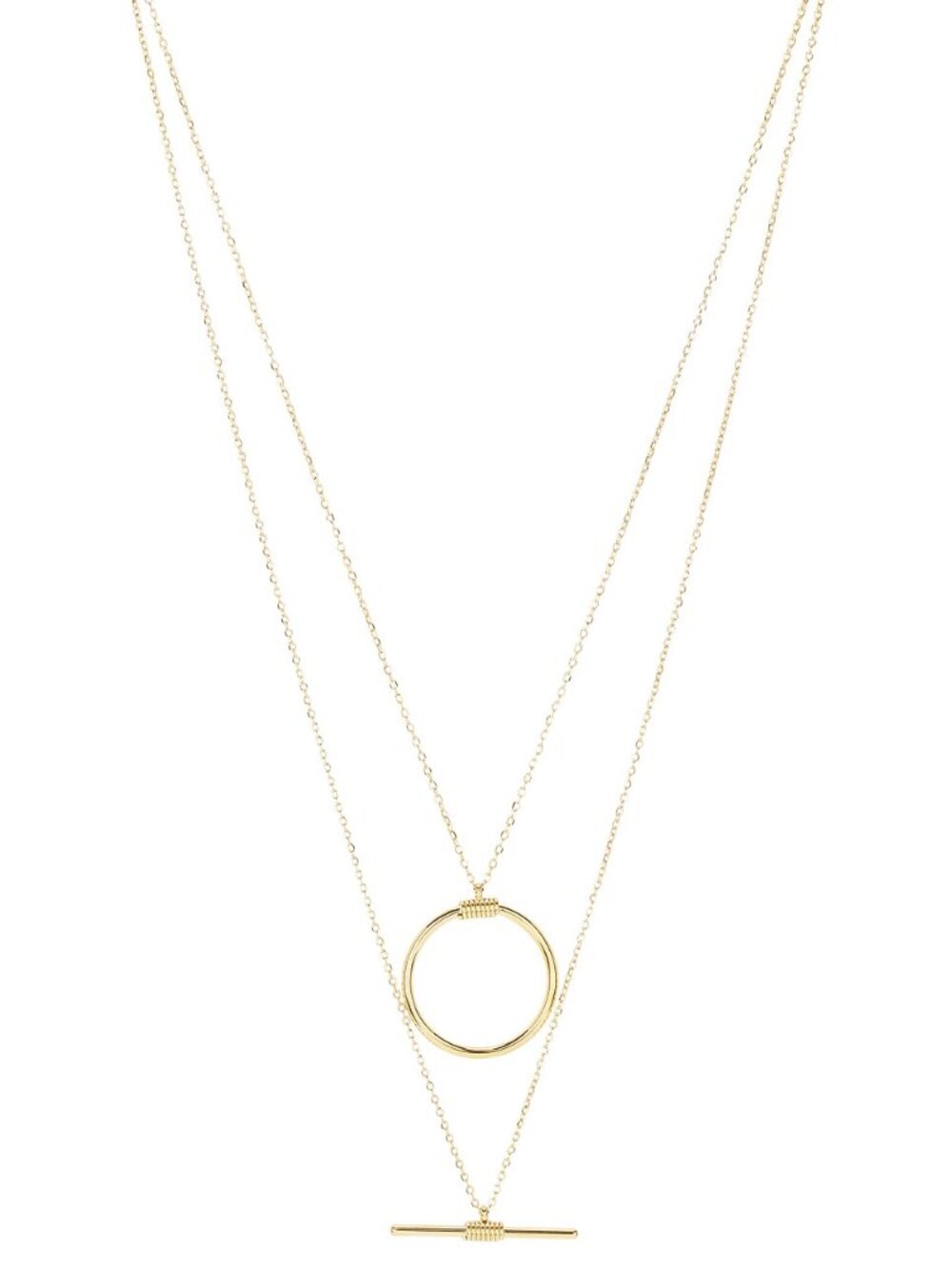 Petit Moments Devin necklace gold layered chain